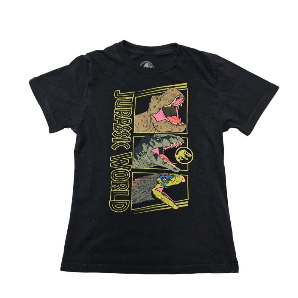 Jurassic World T-Rex‎ Graphic Tee Kids Black Dinosaur T Shirt